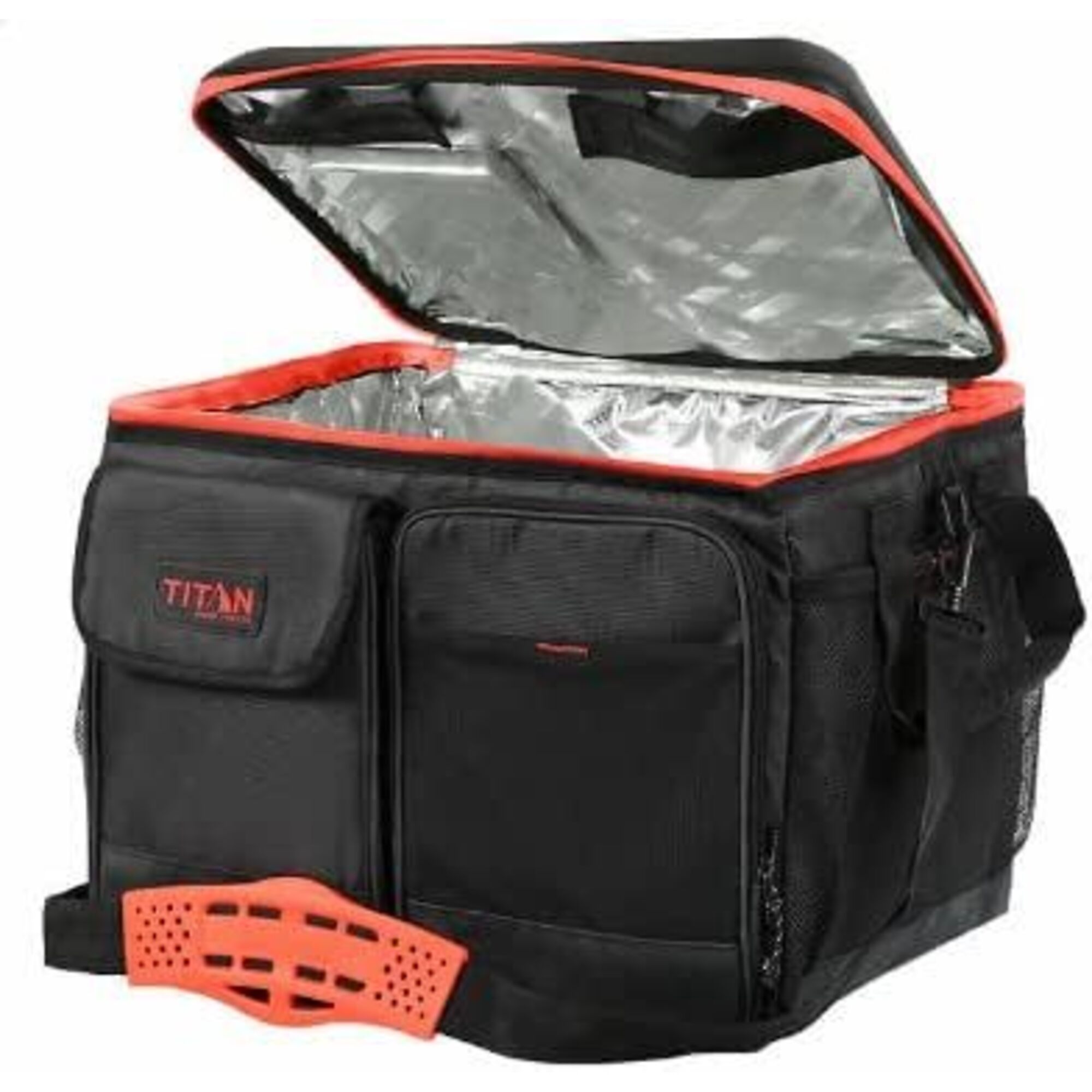 Titan Deep Freeze 50-Can Collapsible Tabletop Cooler, Red, Model# 10002161